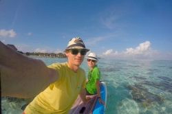 Paddleboard Maledivy