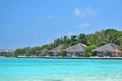 Domečky resortu Maledivy