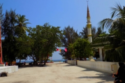 mešita na lokálním ostrově