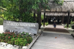návštěva luxusního resortu na Maledivách