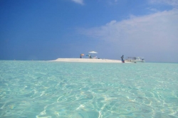 Maledivy sandbank