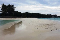 pláž Maledivy
