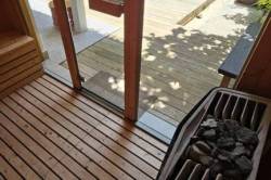 sauna a ochlazovací bazén