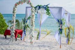 svatební altán na pláži