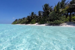 pláž Maledivy