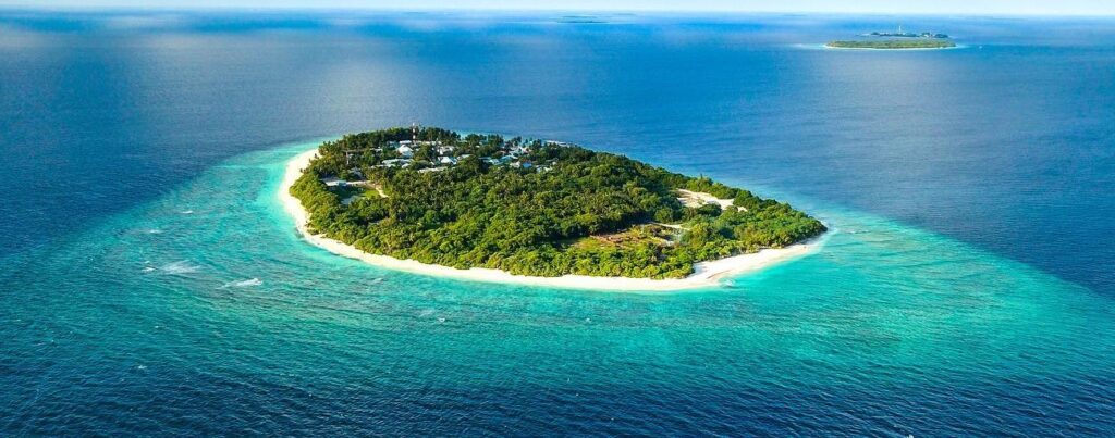 Krásný ostrov Maledivy