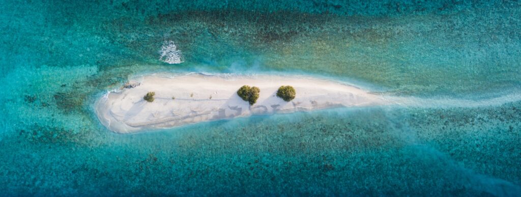 ostrůvek na Ari atolu