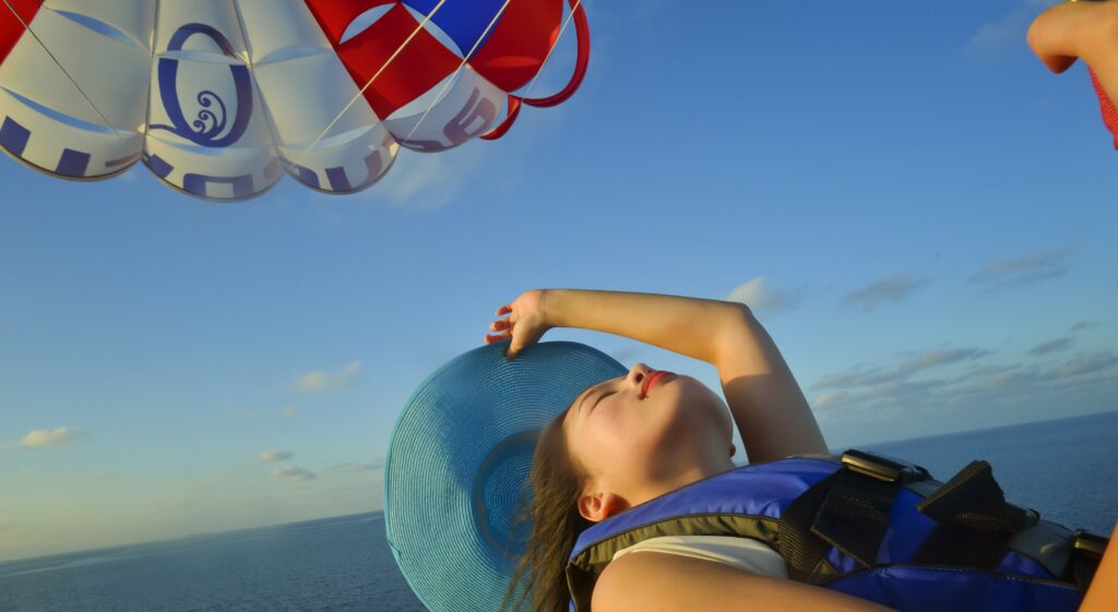 parasailing Maledivy