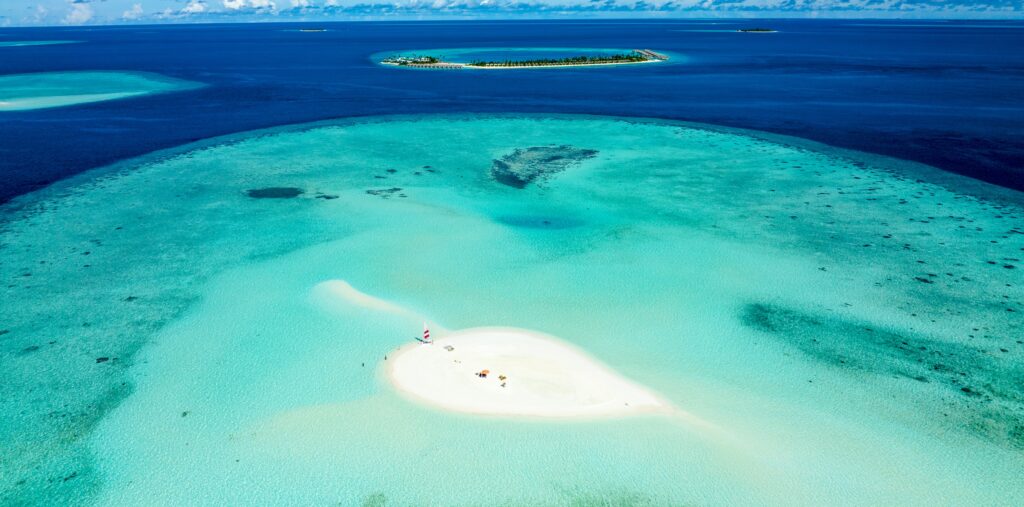 sandbank Maledivy