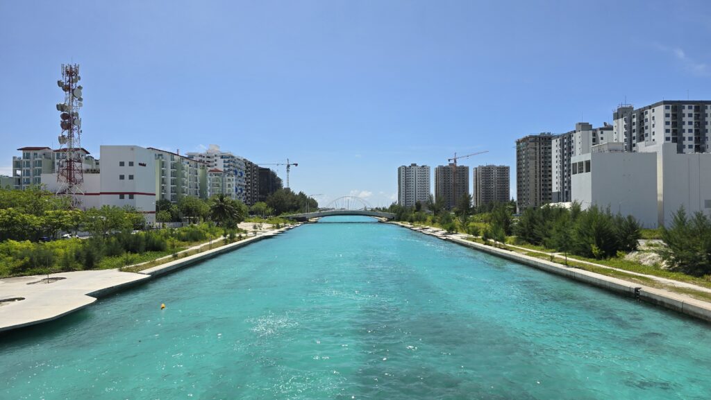 Hulhumale město na Maledivách
