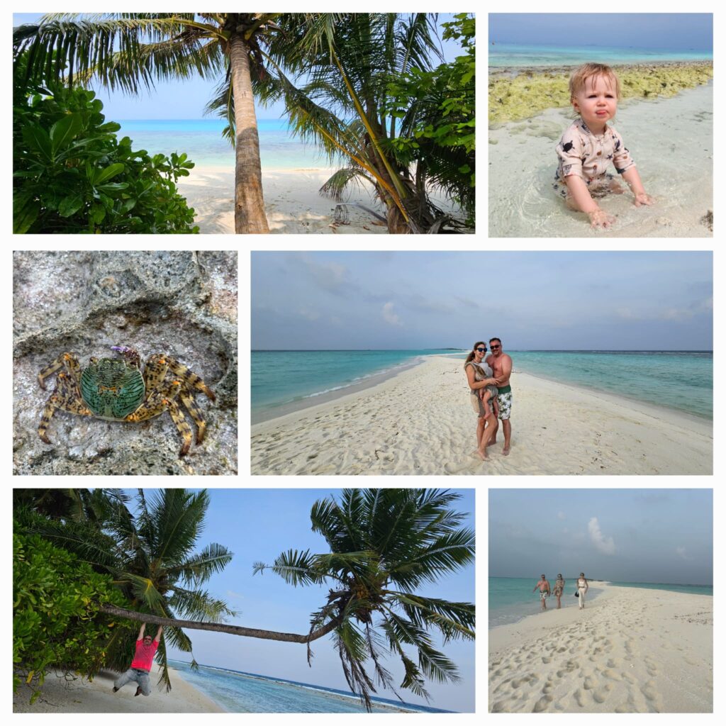 rodinná dovolená na Maledivách