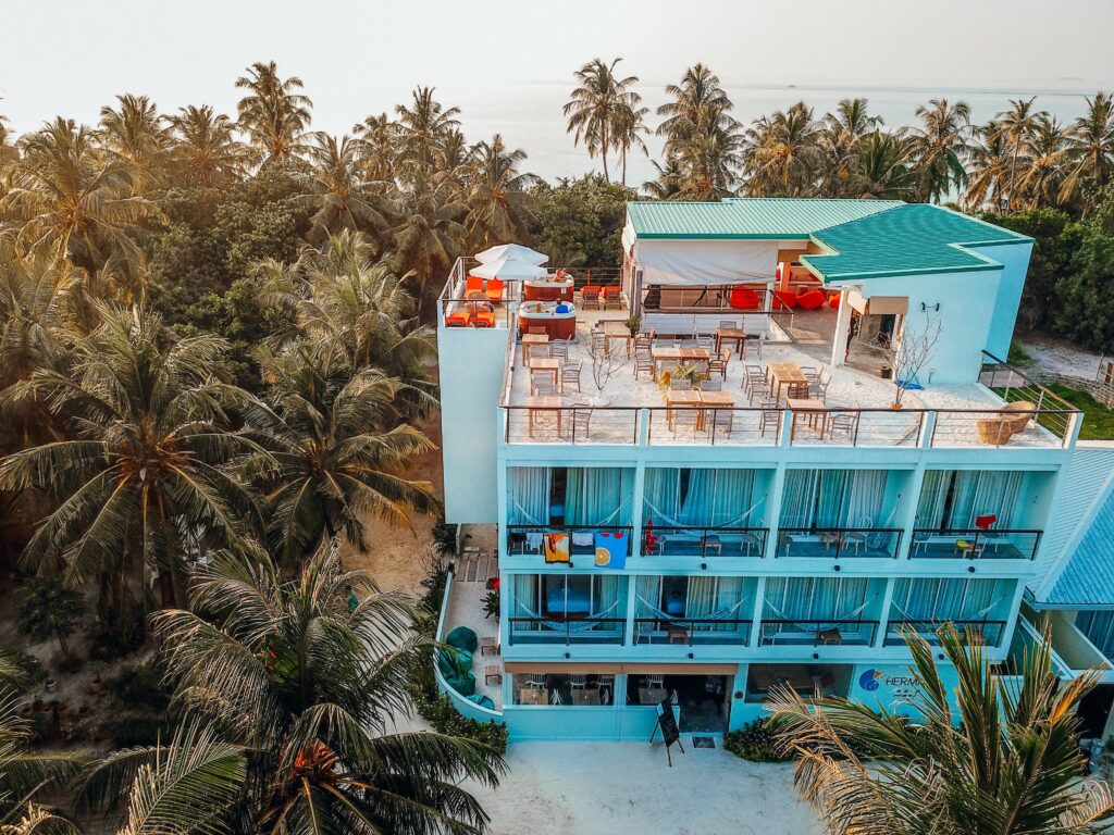 hotel na ostrově Dhigurah